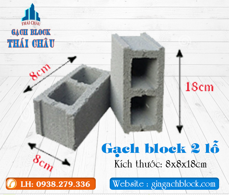 GẠCH BLOCK 2 LỖ